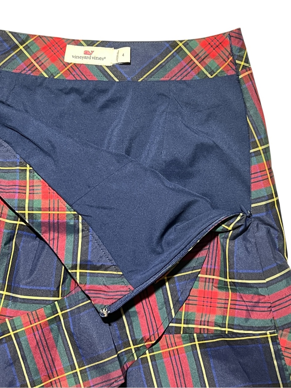 Vineyard Vines Jolly Plaid Ruffle Tartan Skirt - Picture 5 of 15